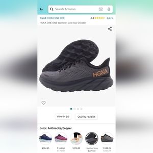 Hoka Clifton 8 anthracite/ copper